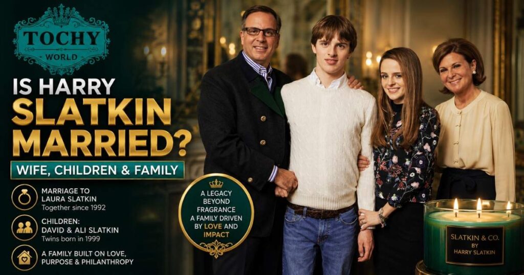 Is Harry Slatkin Married? Wife, Children, and Family